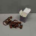 Hion Magnetic Curtain Tiebacks Dark Brown 6 Pack, Curtain Tiebacks Buckles Holdbacks Holders Hooks Clip for Home Bedroom Office Decorative Thick or Thin Curtain