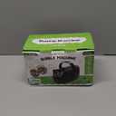 Bubble Machine Durable Automatic Bubble Blower, 18000+ Big Bubbles Per Minute Bubbles for Kids Toddlers Bubble Maker Operated by Plugin or Batteries Bubble Toys for Indoor Outdoor Birthday Party (Black)