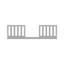 Storkcraft & Graco Toddler Safety Guardrail Kit with Slats (Pebble Gray) GREENGUARD Gold Certified, Converts Compatible Storkcraft & Graco Crib to Toddler Bed, Kit Includes 2 Guardrails