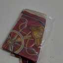 ANDANTINO 100% Pure Mulberry Silk Scarf 35" Large Square Lightweight Headscarf Womens Hair Wraps-With Gift Packed (Dark Red)
