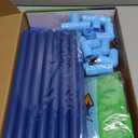 SpringFlower Shooting Game Toy for 5 6 7 8 9 10+ Years Olds Boys,2pk Foam Ball Popper Air Toy Guns with Standing Shooting Target,24 Foam Balls, for Kids