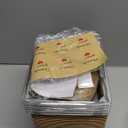 25 Pack Small Charcuterie Boxes with Clear Lids, Individual Mini Paper Charcuterie Board with Lid, Bakery To Go - Disposable Party Favor Boxes for Food, Sushi, Sandwich, Charcuterie Accessories (Wood)