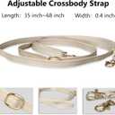 2 x Keallce for iPhone 17 Pro Wallet Case with Crossbody Strap, 4 Credit Card Holder with RFID Blocking, Magnetic Closure iPhone Stand Flip Cover Shockproof for Women,6.3inch Beige