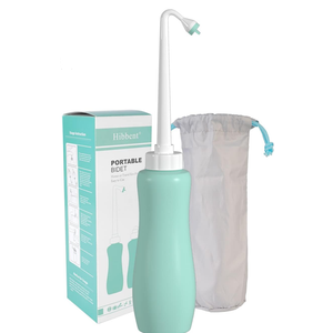 Hibbent 1 Pack Travel Bidet Bottle, Portable Bidet Sprayer Hand held Bidet 650ml, On-The-Go Travel Bag Extra Long Pointed Nozzle Spray, Toilet Bidet Shower/Bathroom Bidet Spray-Green Hibbent 1 Pack Travel Bidet Bottle, Portable Bidet Sprayer Hand held Bidet 650ml, On-The-Go Travel Bag Extra Long Pointed Nozzle Spray, Toilet Bidet Shower/Bathroom Bidet Spray-Green