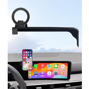 Car Phone Holder for 2024-2026 KIA Sorento Accessories 12.3-Inch Screen Fixed Clip, 360 Rotation Phone Mount Compatible with MagSafe, Cell Phone Holder Does Not Affect Air Vent