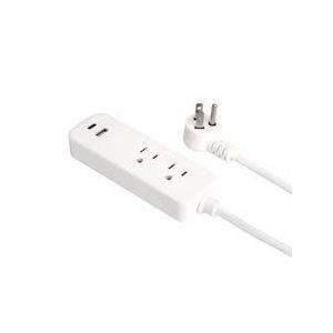 Helix Powerup Dual Outlet Power Strip With A & C Ports
