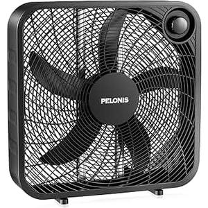 Pelonis 20 inch box Fan-Black