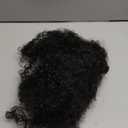 27 Inch Drawstring Ponytail Extension for Black Women Deep Curly Ponytail Extension Synthetic Mixed with Human Hair Hairpieces Afro Kinky Curly Pony Tail for Daily Use (Black)