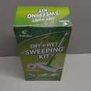 Eyliden Sweeper Mop with 36 Refills - 3 Types of Disposable Dry & Wet Cloths | Lock-Tight Design No Lost Pads, Universal Refills, Multi-Surface Sweeping Starter Kit for Pet Hair, Dust, Floor Cleaning