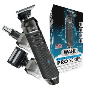 Wahl USA Pro Series High Visibility Skeleton Style Trimmer, Lithium-Ion Cordless USB Rechargeable All in One Shaving & Close Cutting Beard Trimmer for Men with Near Zero Gap Blade  3026018