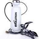Evolution 35 Gal Pressurized Water Tank With Foot Pump And 9 Ft 10 In Hose For Dust Suppression, White