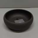 Bonsai Pot 6" Unglazed Round Ceramic Succulent Planter + Drainage Screen