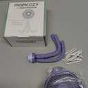 Momcozy Portable Stroller Fan, 8000mAh, 27H Ultra-long Battery Life, Detachable 4 Speed 360Rotate, LED Night Light with 2 Modes, USB Rechargeable Handheld Cooling Fan for Travel, Car Seat, Bedroom (Purple)