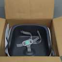 Ingenuity SmartClean Toddler Booster Seat for Kitchen Chair  Lightweight for on-the-go, Easy-Clean, 3-Point Harness Strap  Booster Seat for Dining Table, Slate