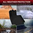 LASFIT Premium Extra Thick Floor Mats for Tesla Cybertruck 2023-2026 All Weather TPE Custom Fit Pickup Interior Accessories Front Rear Car Liner 1st & 2nd Rows Set, Black