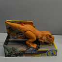 Fisher-Price Imaginext Jurassic World Dinosaur Toy Thrashin Action T. rex Figure with Chomping Action for Pretend Play Kids Ages 3+ Years
