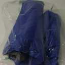 DUKUSEEK Waterproof Stadium Blanket, Outdoor Blankets Waterproof Windproof for Cold Weather, Emergency Warm Blanket with Quilted Cotton and Thick Fleece for Picnic, Camping, Outdoor Sports (Blue)