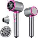 Tailulu Professional 1875W High-Speed Low Noise Ionic Hair Dryer with Diffuser for Home and Travel - 110,000 RPM, Suitable for Women and Men