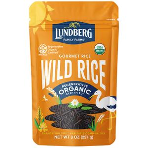 Lundberg Wild Rice, Regenerative Organic Certified 100% Natural California Cultivated Wild Black Rice, 8 Oz