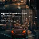 iZEEKER 2.5K Dash Cam, 1440P QHD Car Camera with 3" IPS Display, Night Vision, WDR, 170Wide Angle, Loop Recording, G-Sensor Emergency Recording, 24H Parking Mode, Type C