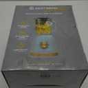 West Bend Timeless 5 Speed Multi-Function Blender, 48 oz Glass Jar, with Travel Cup (Blue Gold)