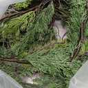 Artgar 6 Ft Christmas Cedar Garland - Realistic Greenery Cypress Garlands - Real Touch Artificial Pine Garland Christmas Decorations for Outdoor Home Dining Table Mantel Stair Porch Winter Xmas Decor