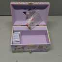 Jewelkeeper Jewelry Box for Girls with 1 Drawer - Unicorn Musical Jewelry Boxes, Beautiful Dreamer Tune, Spinning Unicorn Doll, Little Girl Music Box, Gifts for 5 Year Old Girls (Engineered Wood)