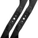 942-04244 942-04290 942-04244a 942-04290a Mower Blades 46 inch Deck for MTD Troy Bilt Cub Cadet XT1 46 XT2 LT46 LTX1045 LTX1046 Blades for 942-04290-x 742-04244 742-04290 2 Pack , 6 Point Star(Black)