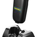 NADAMOO 2D Wireless Barcode Scanner Compatible with Bluetooth, Portable USB 1D 2D QR Code Scanner for Inventory, Bar Code Image Reader for Tablet iPhone iPad Android iOS PC POS, with Charging Dock (Yellow)