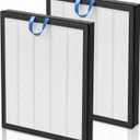 Vital 200S Replacement Filter for LEVOIT Vital 200S Vital 200S-P Air Purifier, High-Efficiency Activated Carbon, Vital 200S-RF, LRF-V201-WUS, 2 Pack, White