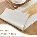 Metallic Style Table Runner, Cotton and Linen Gold Table Runners 90 inches Long,Pre-Pressed Metal Striping Process, Birthday Wedding Decorations for Home Living Room Decor(Gold, 13"x90")