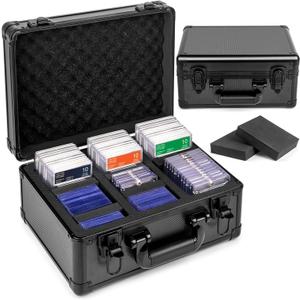 Top Loaders Storage Box, Graded Card Storage Case - Holds up to 300+ Top Loaders, Trading Card Case Sports Card Storage Boxes, PSA Card Case Slab Case Holder Top Loaders Storage Box, Graded Card Storage Case - Holds up to 300+ Top Loaders, Trading Card Case Sports Card Storage Boxes, PSA Card Case Slab Case Holder