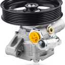 WMPHE Power Steering Pump with Pulley Compatible with Buick Enclave GMC Acadia 2008 to 2017, Chevy Traverse 2009 to 2017, Saturn Outlook 3.6L V6 2007 to 2010, Replacement for 20-2403, 96-2403
