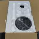 42'' Flush Mount Ceiling Fan with Light, Small Black Low Profile Ceiling Fan for Kids Room & Home Office, Quiet DC Motor, Space-Saving Modern Fan with App/Remote Control