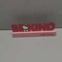 Silver Buffalo Sanrio Hello Kitty Be Kind Die Cut Metal Word Sign, 11.7" x 2 x 4.3