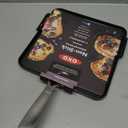 OXO Enhanced 11" Griddle Pan, PFAS-Free Ceramic Nonstick, Durable Hard Anodized Cookware, Scratch Resistant, Stainless Steel Handle, Good Grips, Dishwasher & Oven Safe, Black