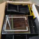 DWVO Vanity Desk with Mirror & Power Outlet, Hidden Storage Shelves, 3 Drawers, Adjustable 3 Lights Modes, Dressing Table Set with Chair, Makeup Table with Stool, Black Upgraded Vanity for Bedroom