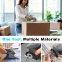 2026 Cordless Electric Scissors, Fast Charging Rechargeable Cardboard Cutter with Replaceable Blades and Long-Lasting Battery, Effortless Cutting for Cloth, Fabric, Plastic & Leather