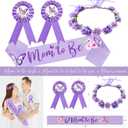 Butterfly Baby Shower Decorations Party Supplies, A Little Butterfly Is On The Way, It's a Girl Gender Reveal, Baby Shower Box Mom to Be Sash Dad to Be Pin Flower Crown Balloon Garland Tablecloths