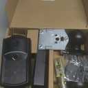 Veise VE027-K Built-in WiFi Smart Lock with 2 Knob, Fingerprint Keyless Entry Door Lock Handle Set for Front Door, App Remote Control, Electronic Digital Keypad Deadbolt, IP65 Waterproof, Matte Black