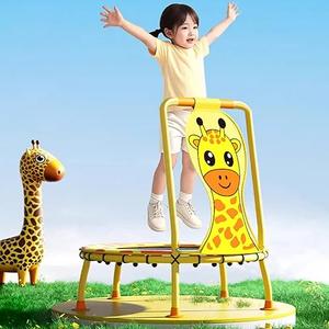 Kids Giraffe Trampoline, High Capacity, X1, Foam Handle Jumper, Small Bounce Equipment, Safe Grip, For Children Ages 1–6, Garden, Backyard, Fitness, Bounce, Jumping