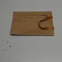 Tissues Box PU Leather Facial Paper Storage Case Rectangular Organizer Holder Decor with Hanging Strip for Kitchen Restaurant Countertops Bedroom Dressers Night Stands Desks (Brown)