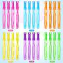 Bubble Wand, 24 Pcs Bubble Wands Bulk in 6 Colors, Bubble Party Favors for Kids, Summer Toys, Indoor Outdoor Activity, Themed Birthday, Wedding, for Girls & Boys