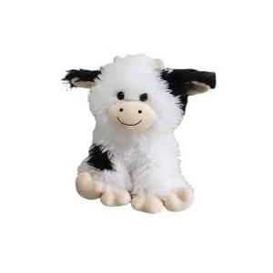 14" Fluffy Cow Plush