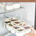 Divided Clear Snackle Box Container, Serving Tray with Lid & Handle, Charcuterie Board Container Storage Organizer for Fruit, Candy, Veggie, Nuts & Snacks, Perfect for Party, Travel, & Picnic