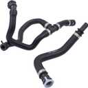 Inlet and Outlet HVAC Heater Hose Kit for Ford Escape 2013-2019 for Lincoln MKC 2017-2019 Engine Water Heater Hose