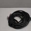 MyCableMart 25ft Cat6 Angled-UP Ethernet RJ45 Patch Cable, Non-BOOTED, Black
