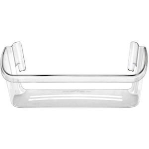 Smart Choice 240323002 Bottom Shelf Refrigerator Door Bin – Clear, Impact Resistant Freezer Replacement Compatible with Frigidaire 240323005 240323006, Fits Select Frigidaire & Kenmore Models
