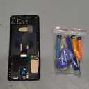 InCell S20 Plus LCD Screen Replacement for Samsung Galaxy S20 Plus with Cosmic Black Frame G985 G986 LCD Screen Touch Digitizer Assembly(No Fingerprint Function)