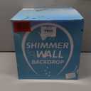 Sequin Backdrop 6ftx6ft Rainbow Silver Shimmer Wall Backdrop Party Photo Backdrop for Bridal Shower Wedding Anniversary Photograph Backgrounds